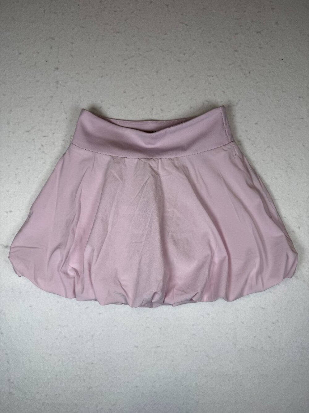 Athleta Girl Light Pink Tennis Skort Bubble Size 7 Mesh Shorts NWOT